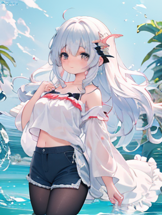透视镂空泳衣时装走秀：全透明服装的女性美学表达